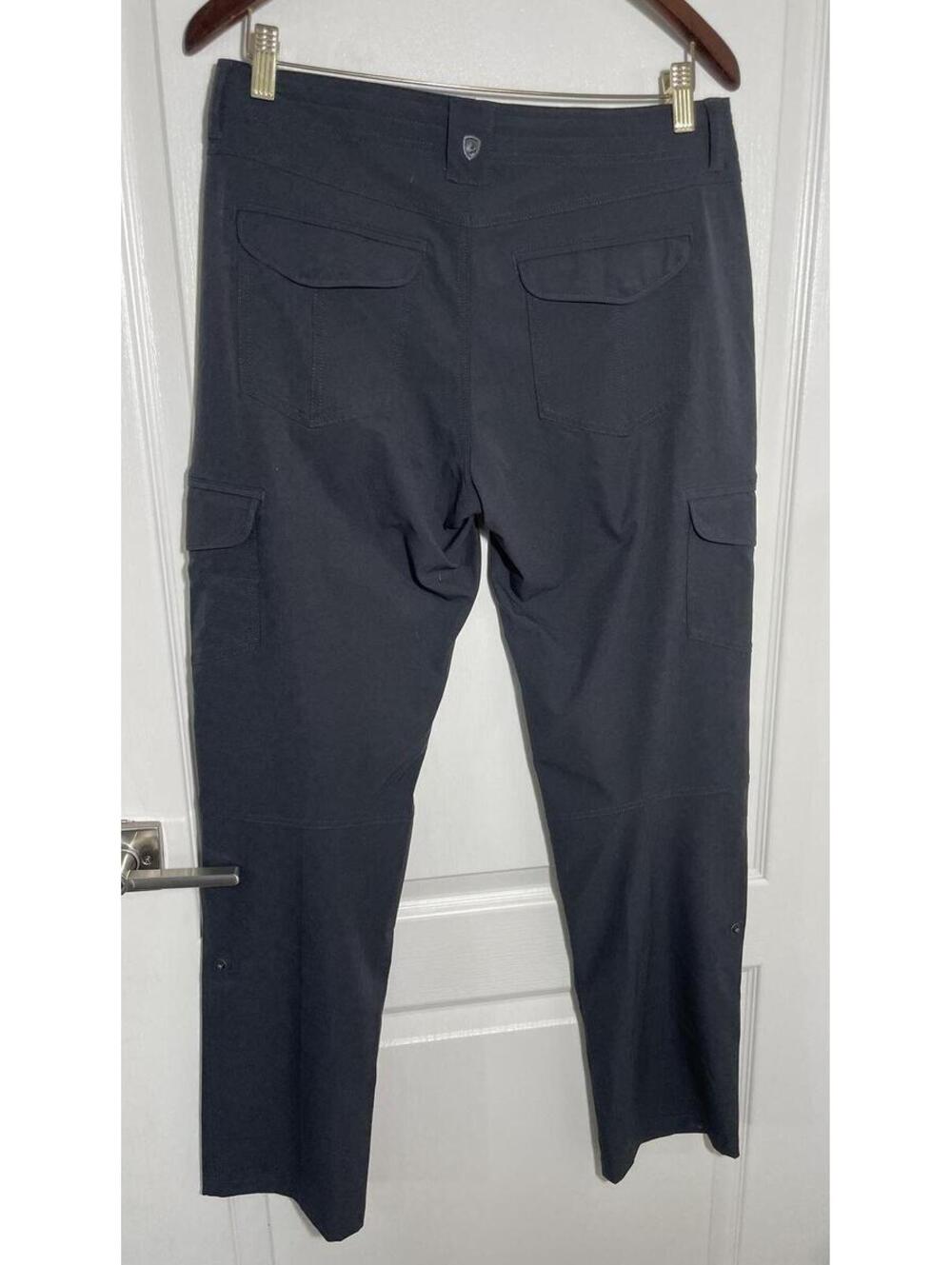 NWOT Kuhl Women's 8 Splash style pants roll up quick dry gusset crotch gorpcore - Picture 2 of 9